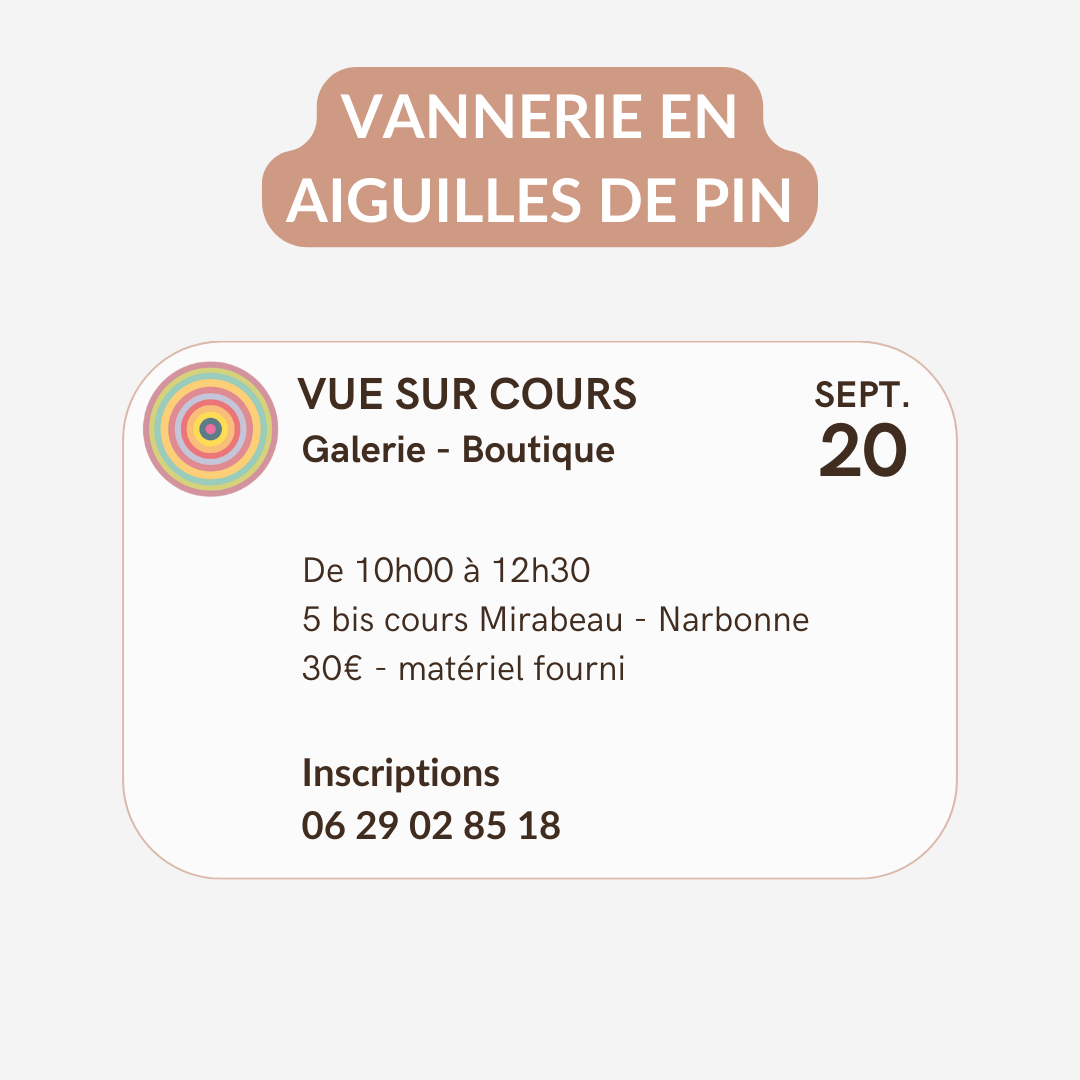 ANNONCE ATELIERS